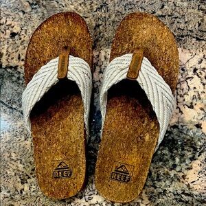 Reef Women's Cream and Brown Sandals